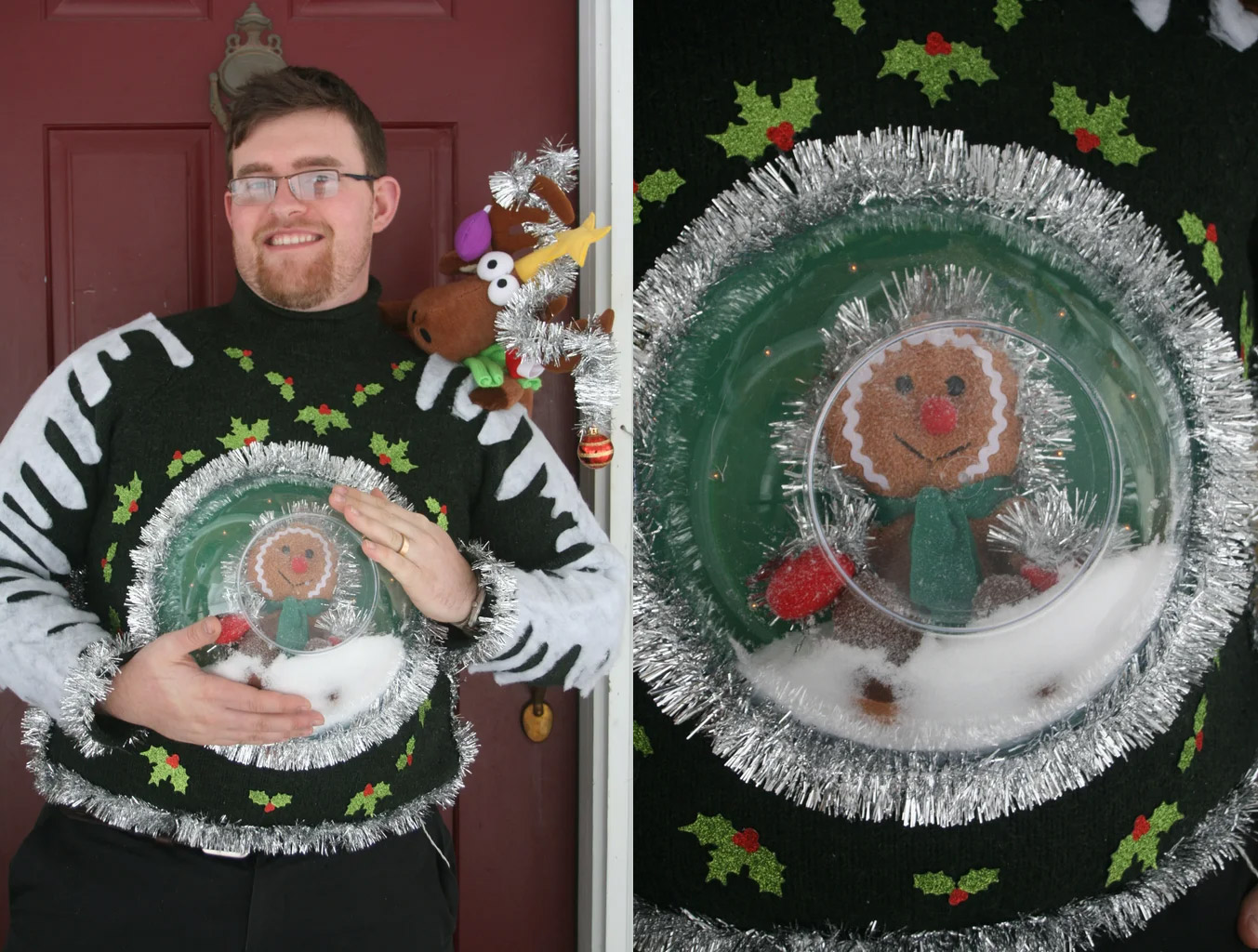 Snow Globe Ugly Christmas Sweater