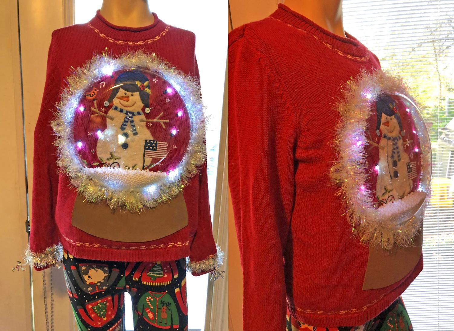 Snow Globe Ugly Christmas Sweater