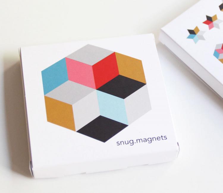 Snug Magnets - 3D colored magnet set