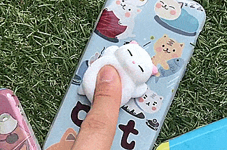 Soft and Squishy cat Creatures phone case - Stress ball iphone case - Squishy Cat iPhone Case