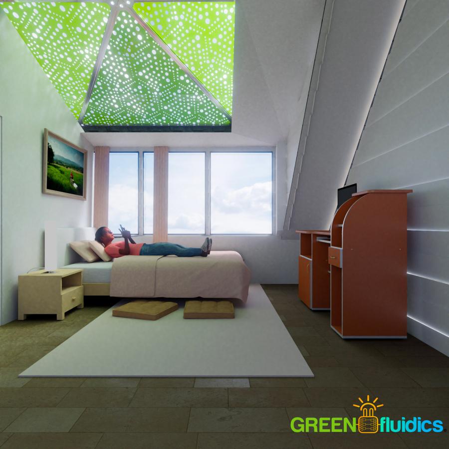 Solar Algae Biopanel Windows