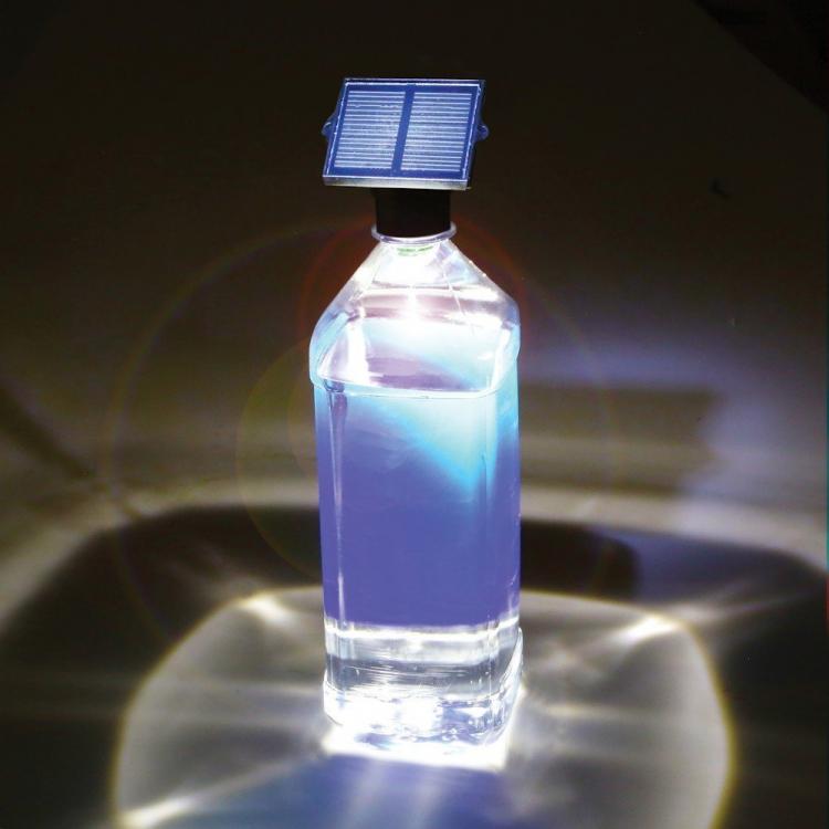 Solar LED Bottle Light Turns Any Bottle Into a Lamp