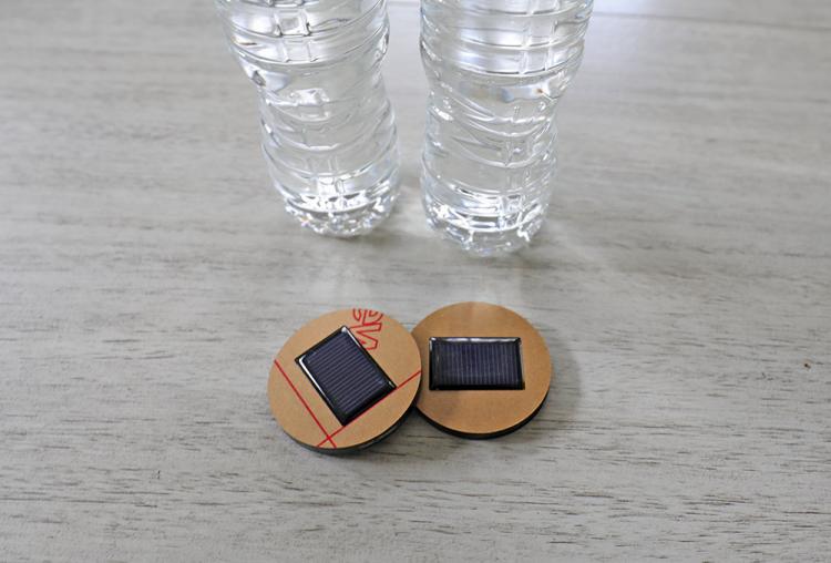 Solar Powered LED Car Cup Holder Lights - Light-up cup holders for your car