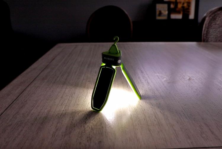 Solar Powered Collapsible Clover Camping Lantern - SUAOKI Solar lantern