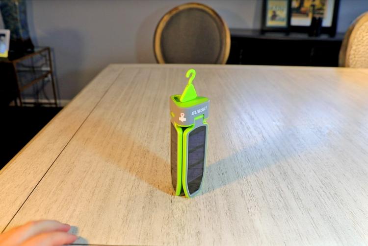Solar Powered Collapsible Clover Camping Lantern - SUAOKI Solar lantern