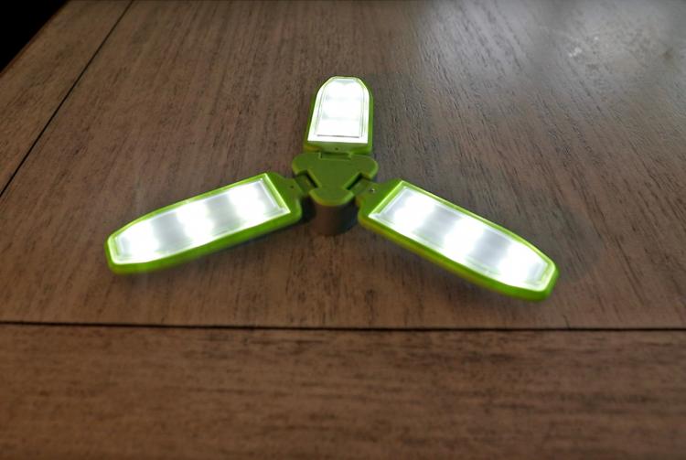 Solar Powered Collapsible Clover Camping Lantern - SUAOKI Solar lantern