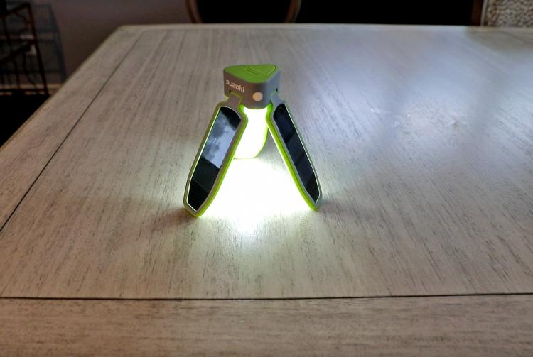Solar Powered Collapsible Clover Camping Lantern - SUAOKI Solar lantern