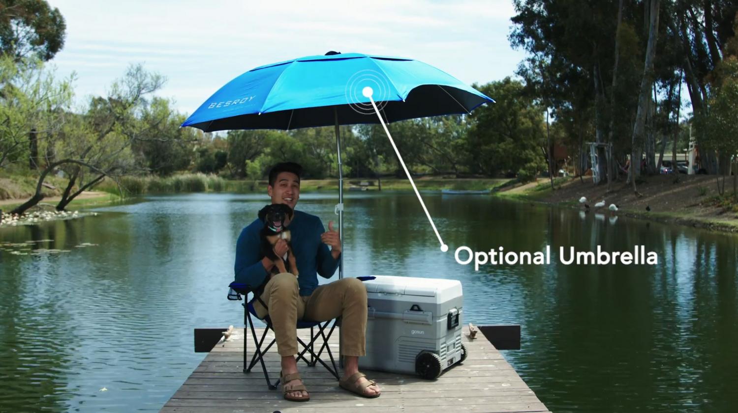 GoSun electric solar powered cooler