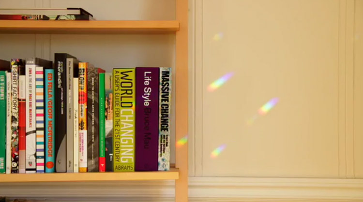 Solar-Powered Double Rainbow Maker - Spinning Swarovski crystals rainbow maker