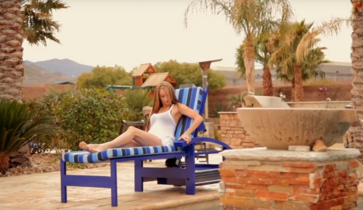 Ultimate Lounge Chair - Solar Powered Smart Lounger with built-in speakers, misters, and charger