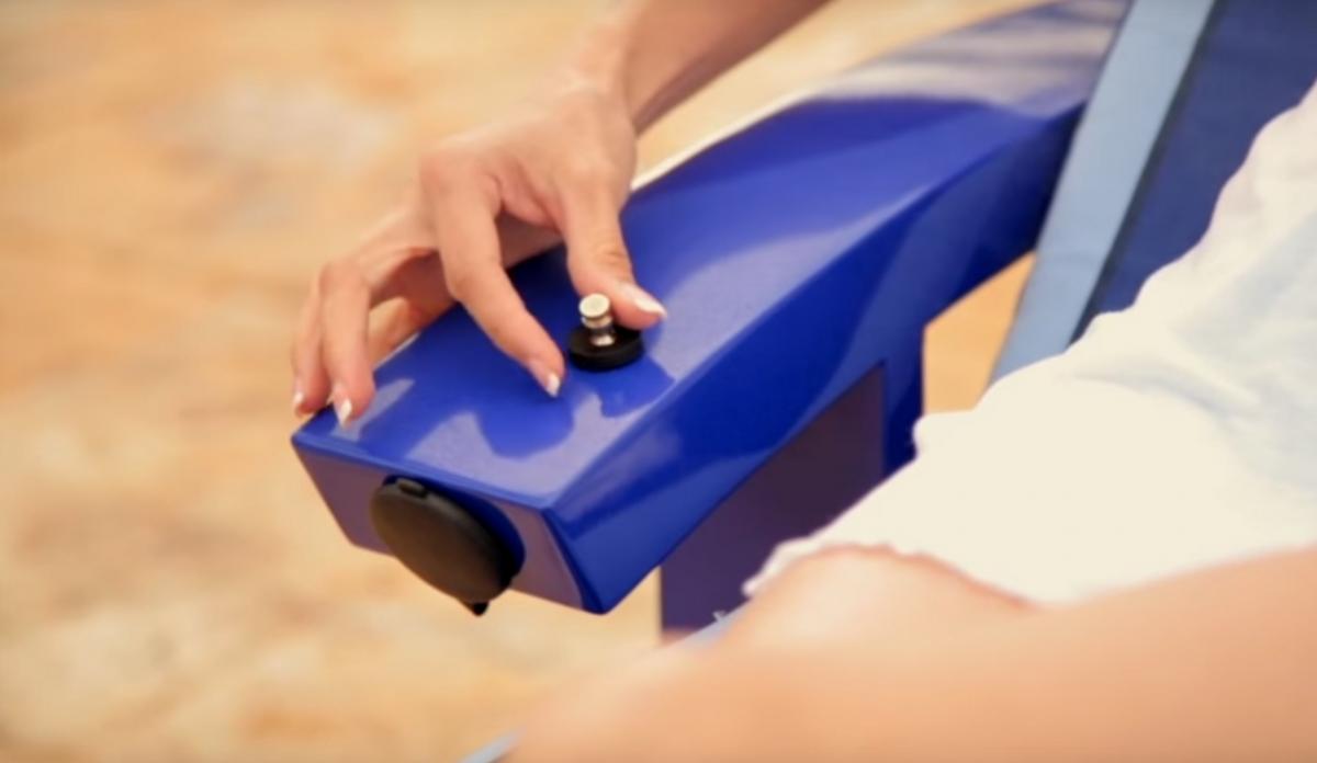 Ultimate Lounge Chair - Solar Powered Smart Lounger with built-in speakers, misters, and charger