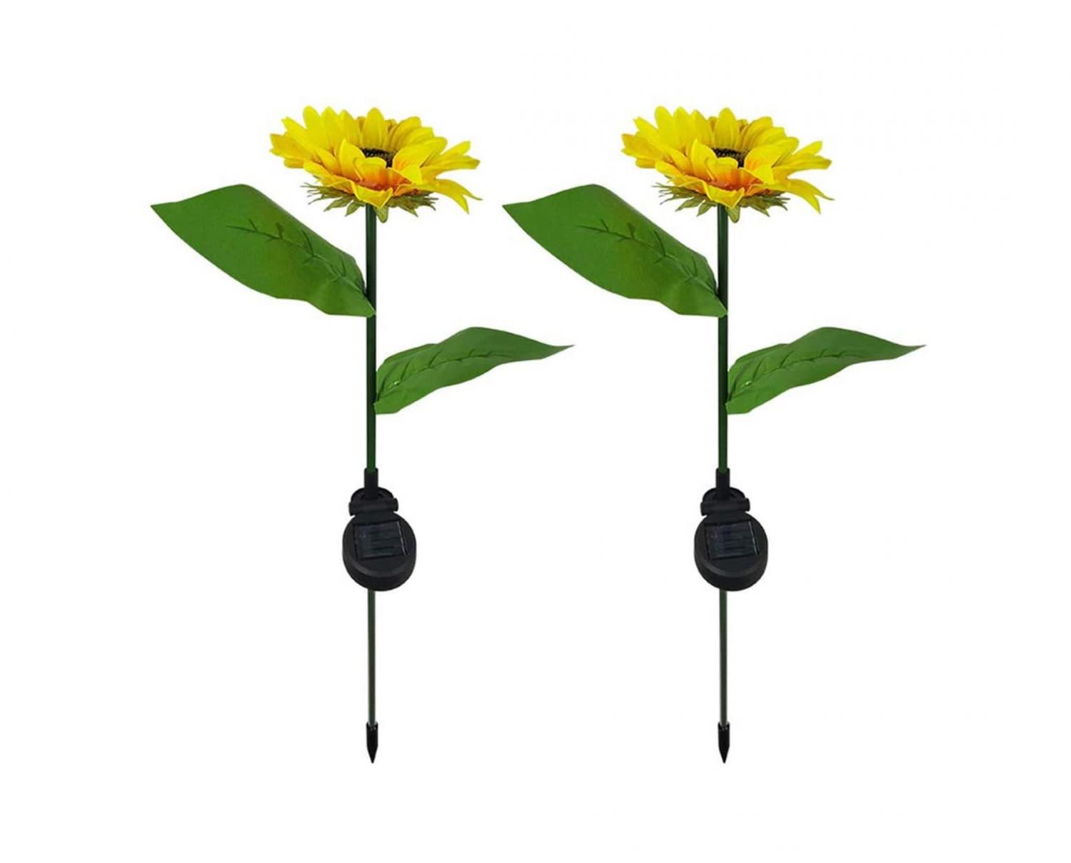 Solar Powered Sunflower Lights