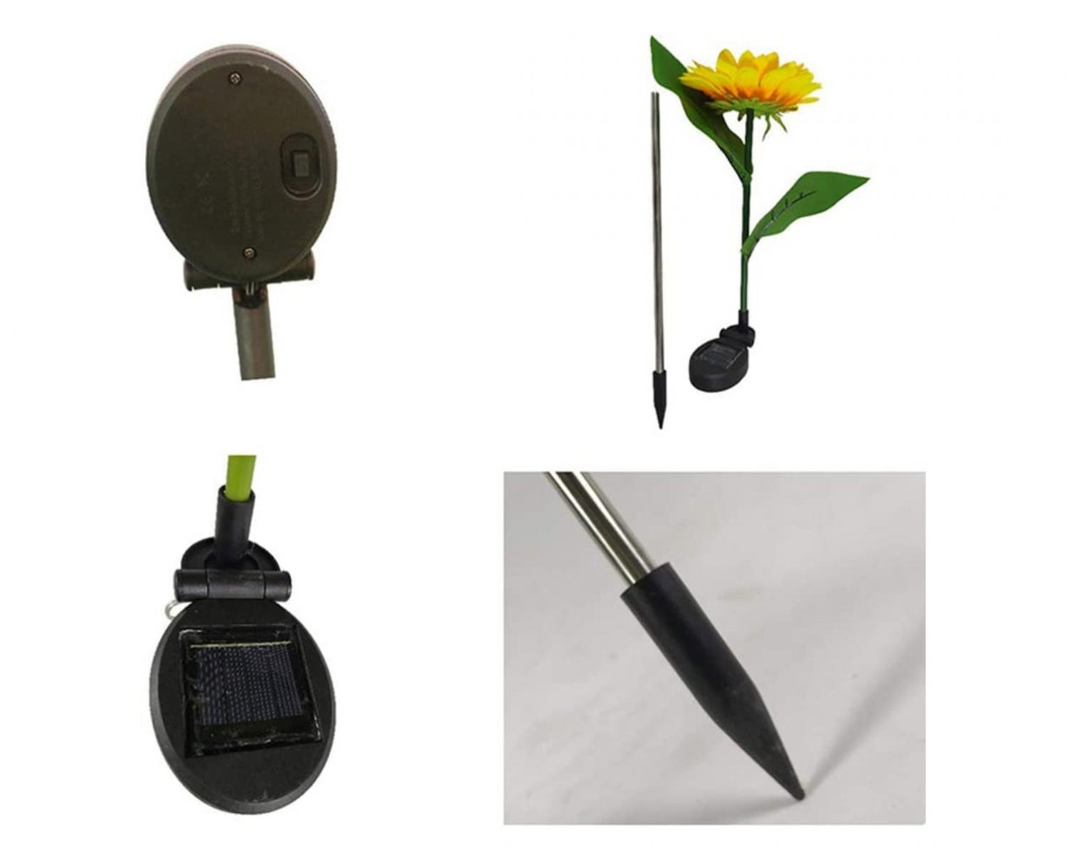 Solar Powered Sunflower Lights