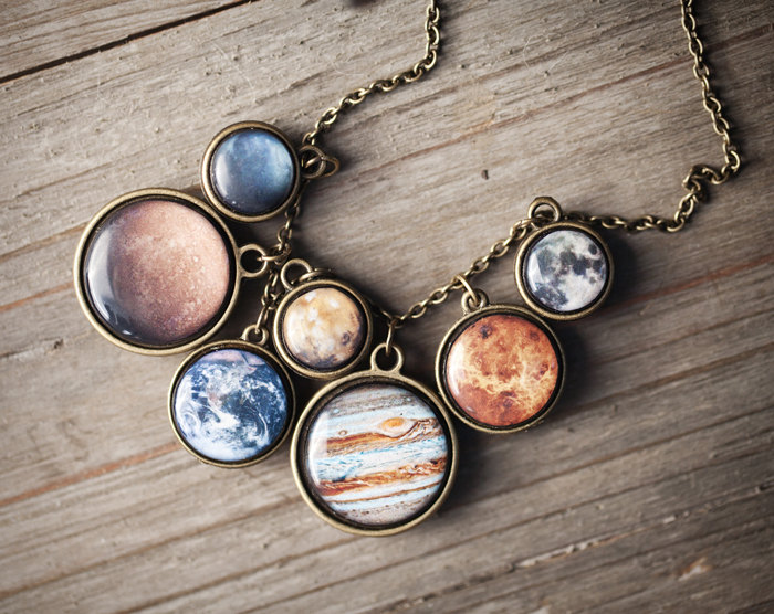 Solar System Necklace - Planets Necklace