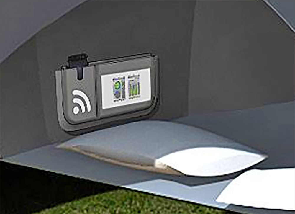 Solar Tent With Heated Floors - Chill n Charge Solar Tent From Orange and Kaleidoscope Design