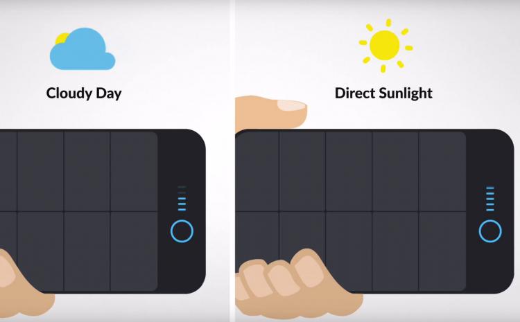 SolarBank 3-in-1 Solar Solar Powered Charger and Speaker