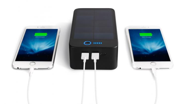 SolarBank 3-in-1 Solar Solar Powered Charger and Speaker