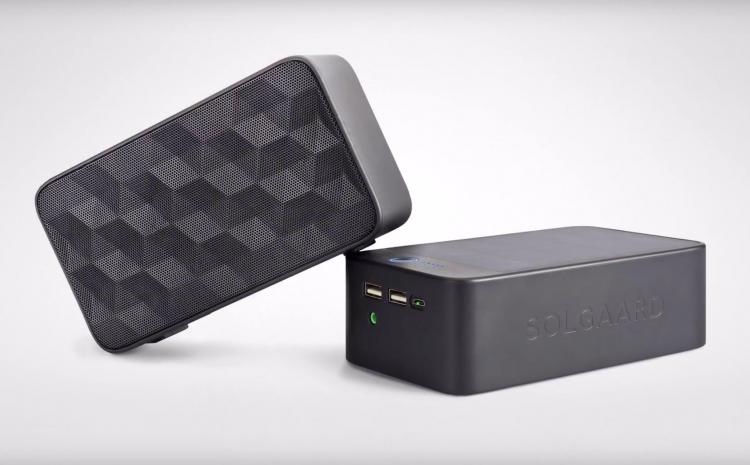 SolarBank 3-in-1 Solar Solar Powered Charger and Speaker
