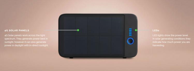 SolarBank 3-in-1 Solar Solar Powered Charger and Speaker