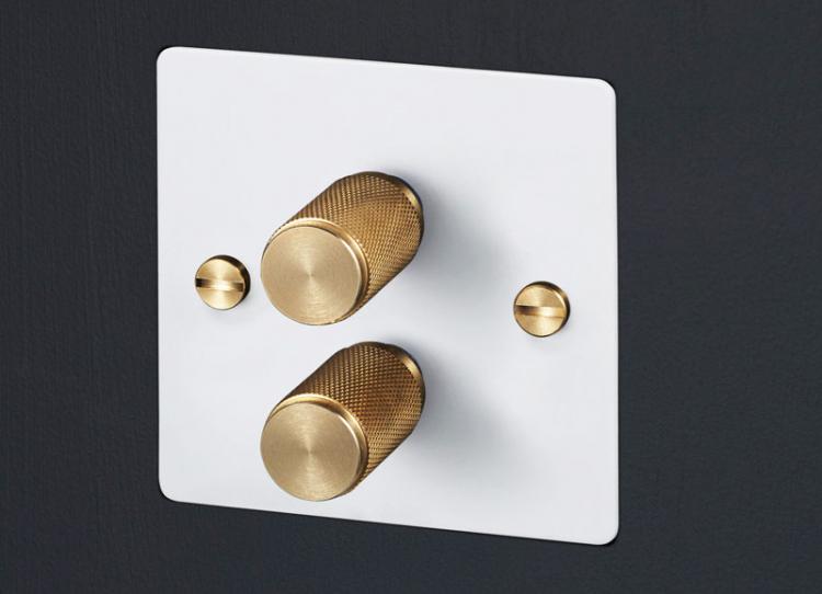 Solid Metal Light Dimmer Knob