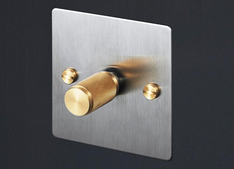 Solid Metal Light Dimmer Knob