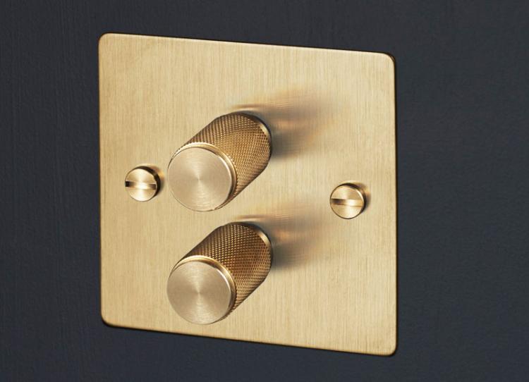 Solid Metal Light Dimmer Knob