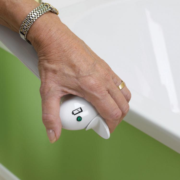 Solo Toilet Lift - Automatic toilet lifter helps seniors on and off toilet
