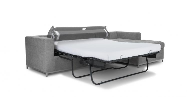 Soma Sofa Bed Sectional With Chaise Lounger Storage - Pull-up chaise storage area sofa bed sectional