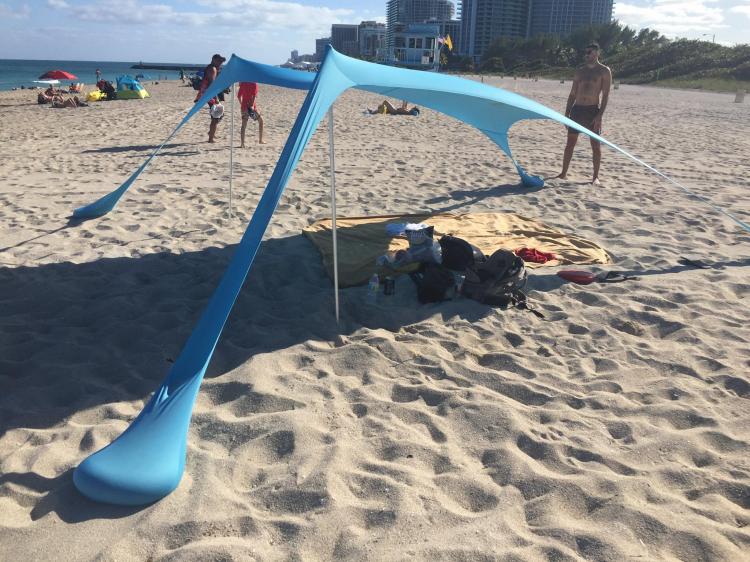 Sombra Shade Instant Beach Shader Tent - Sand Weighted Beach Shade Tent