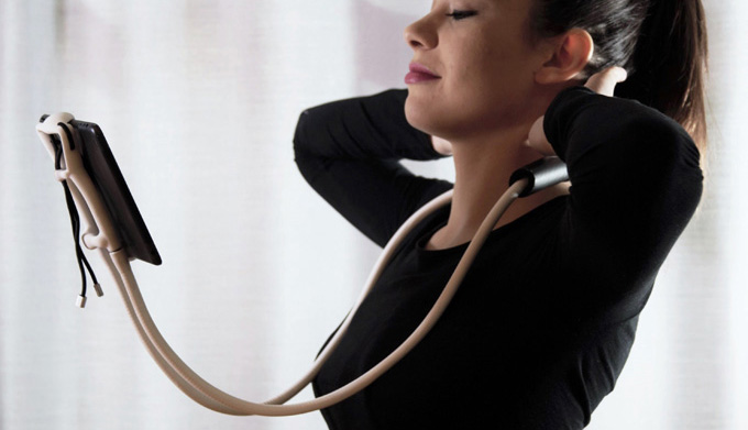 Sospendo Hands Free Phone/Tablet Holder - Holds Your Phone or tablet in front of your face