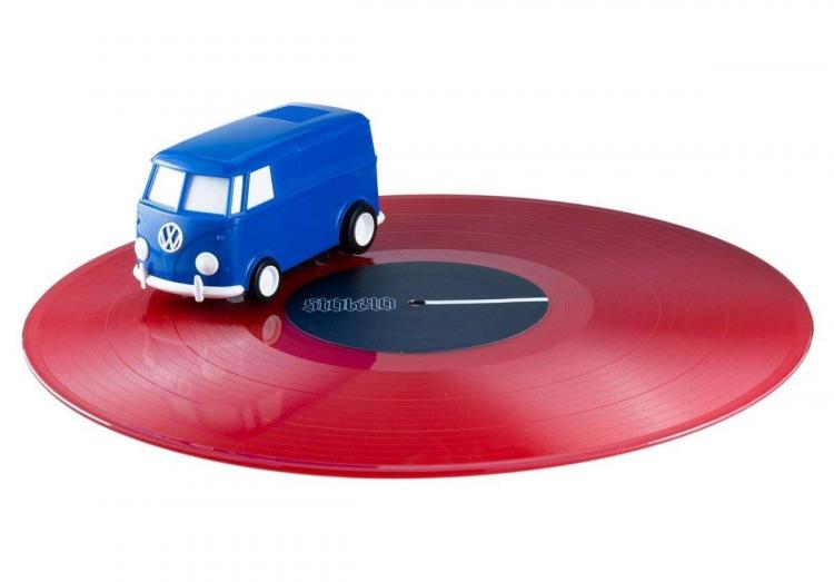 Soundwagon Portable Record Playing Hippy Van - Spinning Volkswagen Van Record Player Speaker