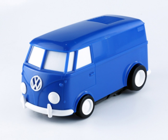 Soundwagon Portable Record Playing Hippy Van - Spinning Volkswagen Van Record Player Speaker