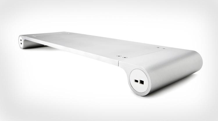 Space Bar Monitor Stand USB Hub