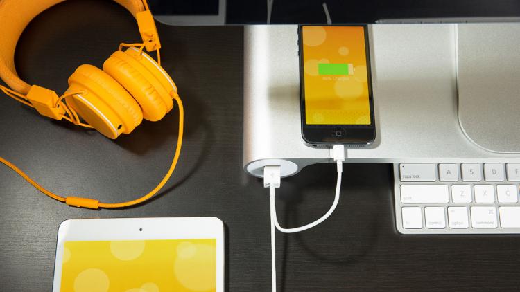 Space Bar Monitor Stand USB Hub