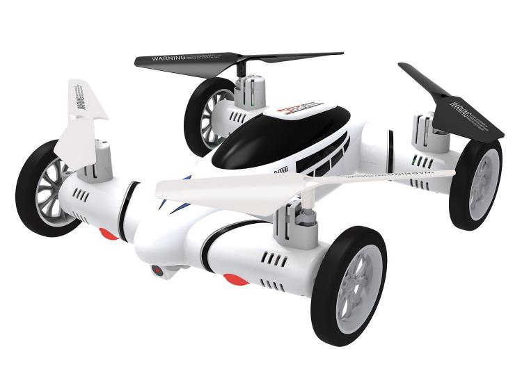 Moon Racer Flying Car RC Car Quadcopter Drone Combo Toy