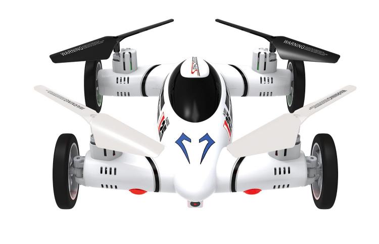 Moon Racer Flying Car RC Car Quadcopter Drone Combo Toy