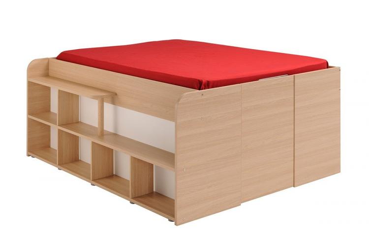 Parisot Space Up Bed - A pull-up bed that turns into a closet full of storage space
