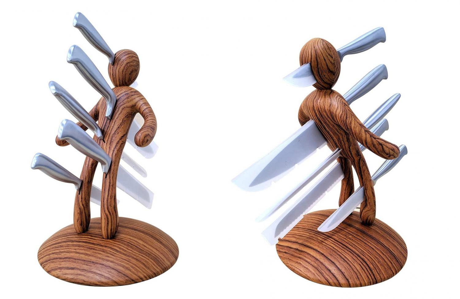 Voodoo knife block