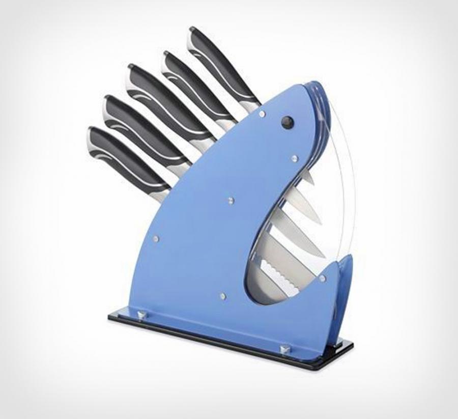 shark knife block