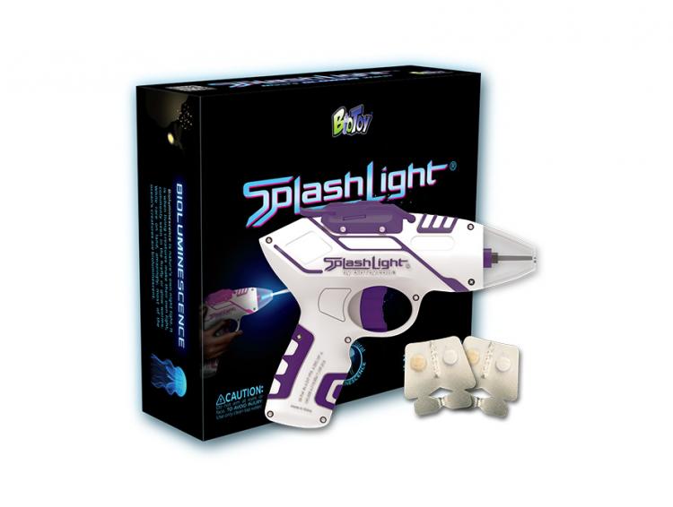 Splashlight Squirt Gun - Water Shoots Out Glowing Water - Glow in the dark water squirt gun