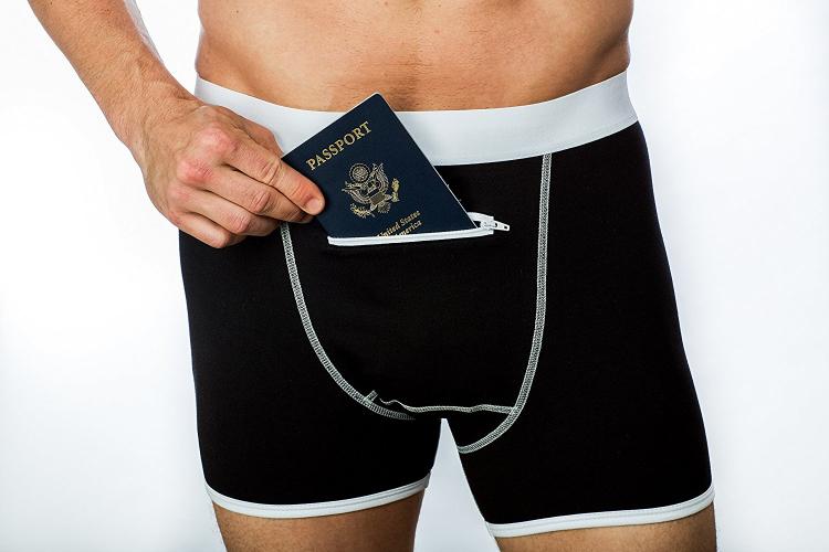 Speakeasy Briefs - Boxer Briefs With Front Pocket - Secret Stash Pocket Boxer Briefs