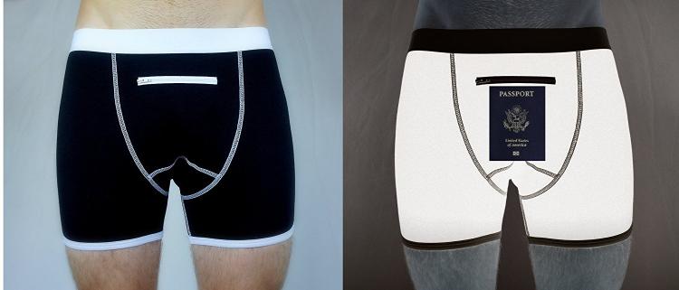 Speakeasy Briefs - Boxer Briefs With Front Pocket - Secret Stash Pocket Boxer Briefs