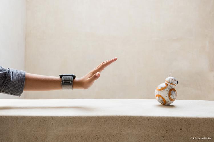 Sphero Force Wristband - Wearable wrist band that controls your sphero bb-8 droid robot using hand gestures