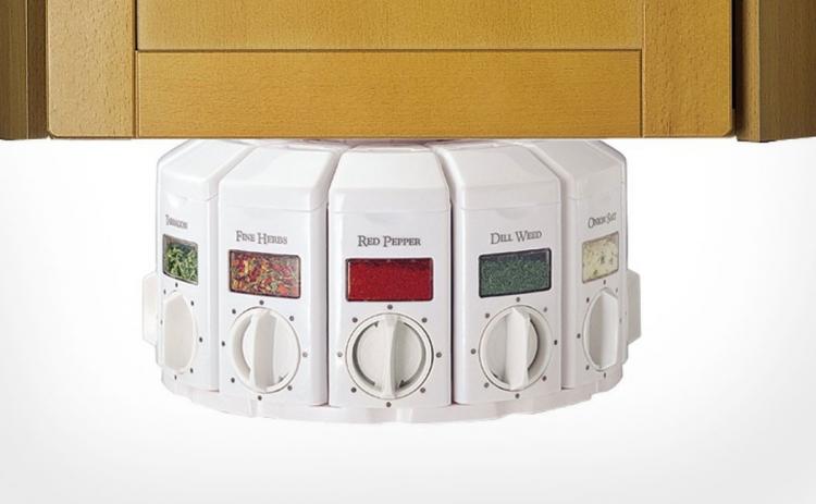 Spice Rack Carousel - White