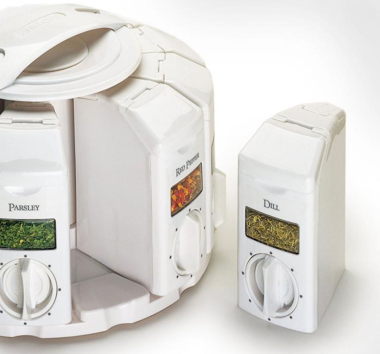 Spice Rack Carousel - White