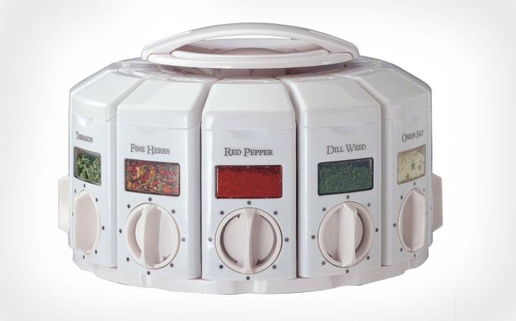 Spice Rack Carousel - White