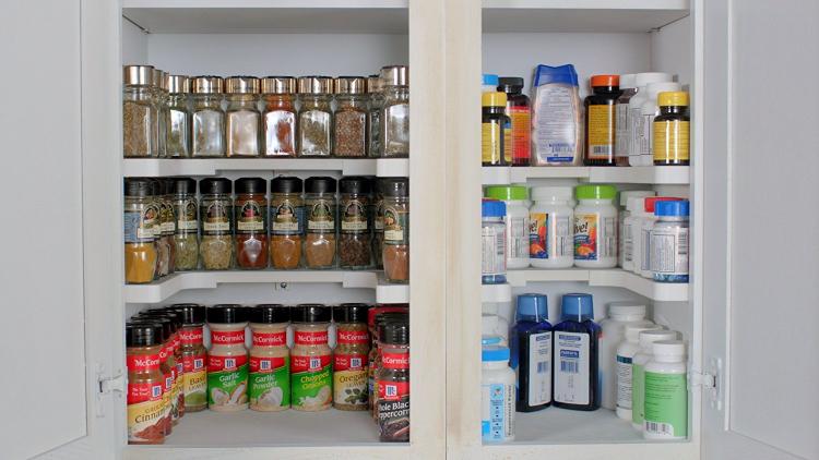 Spicy Shelf Cabinet Organizer - organize your spices - organize your medicine cabinet