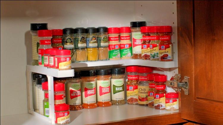 Spicy Shelf Cabinet Organizer - organize your spices - organize your medicine cabinet