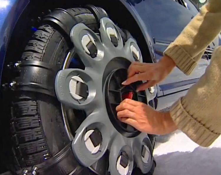 Spikes Spiders Snap-on snow tire chains