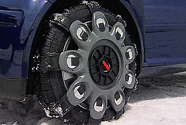 Spikes Spiders Snap-on snow tire chains